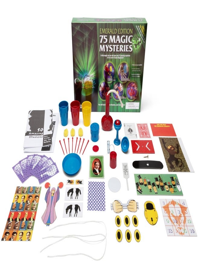 Royal Magic Emerald Edition Magic Kit for Kids - 75+ Easy Magic Tricks for Children 6-8 & 8-12, Complete Magic Set with Props & Instructions, Perfect 8 Year Old Boy Birthday Gift or Great Present for Any Age - Image 2